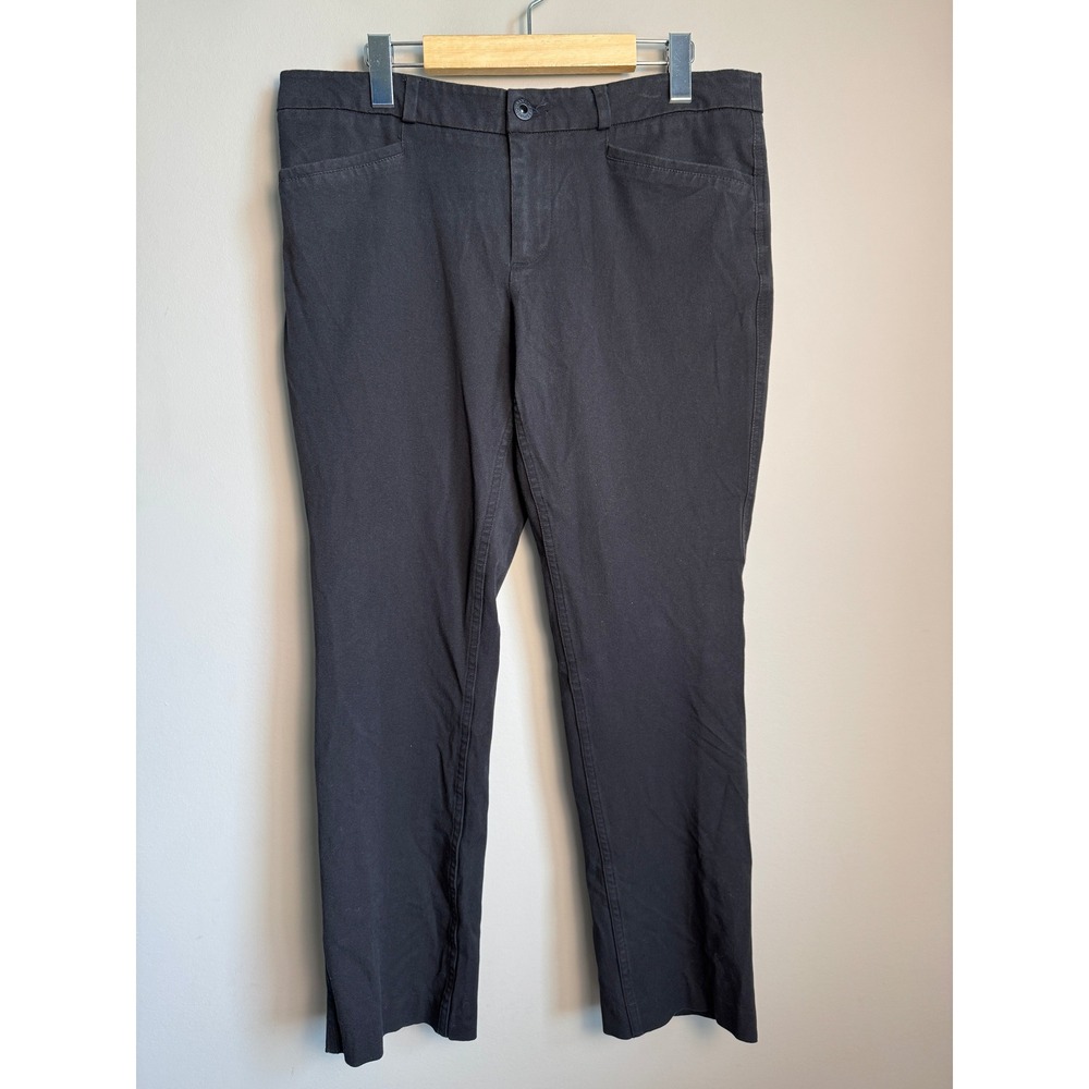 Banana Republic Chino Pants Size 10 Black Workwear Professional Minimalist Basic